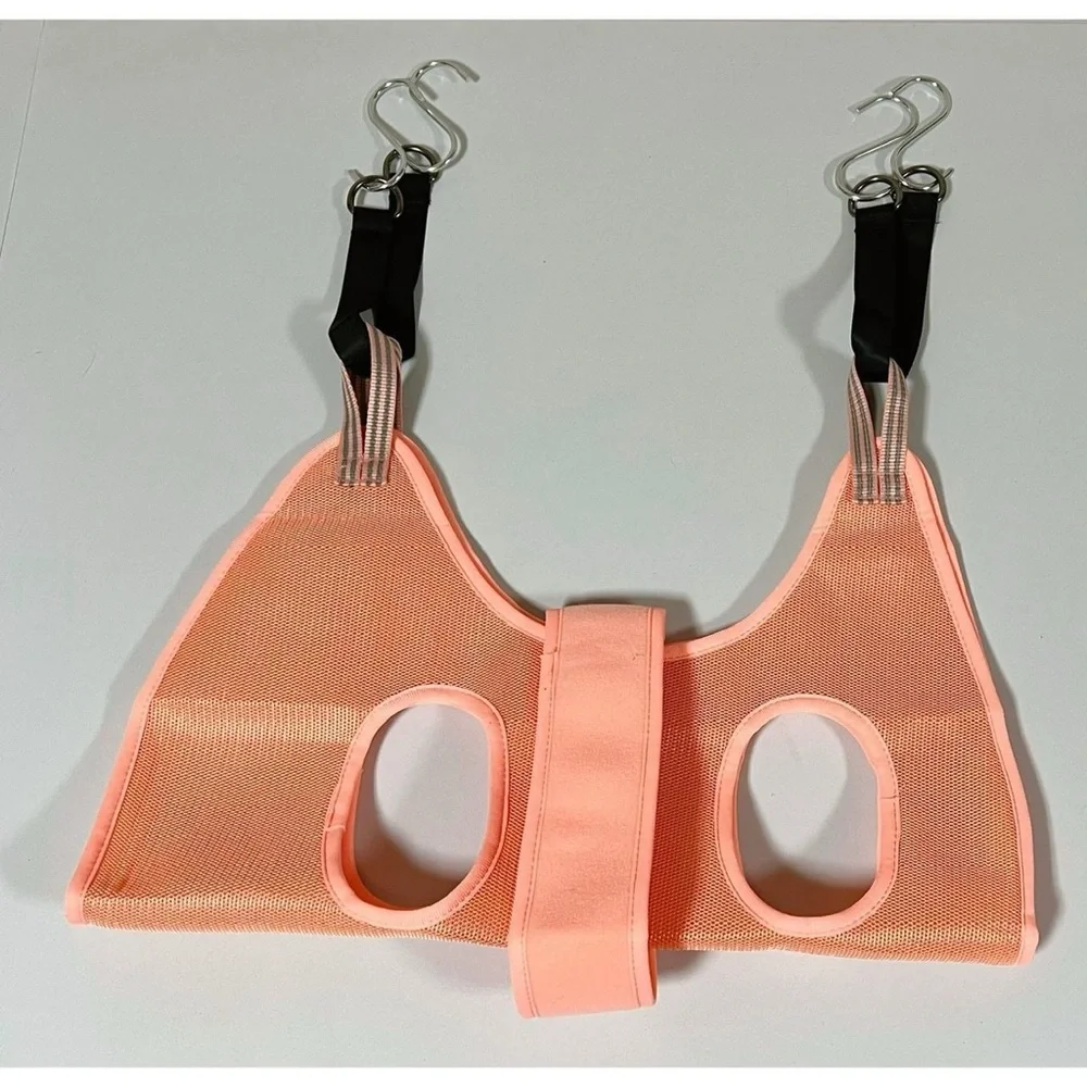 Pink Pet Cat Dog Grooming Hammock Harness Sling Pouch Restraint Bag - Size: S 🎀🐾